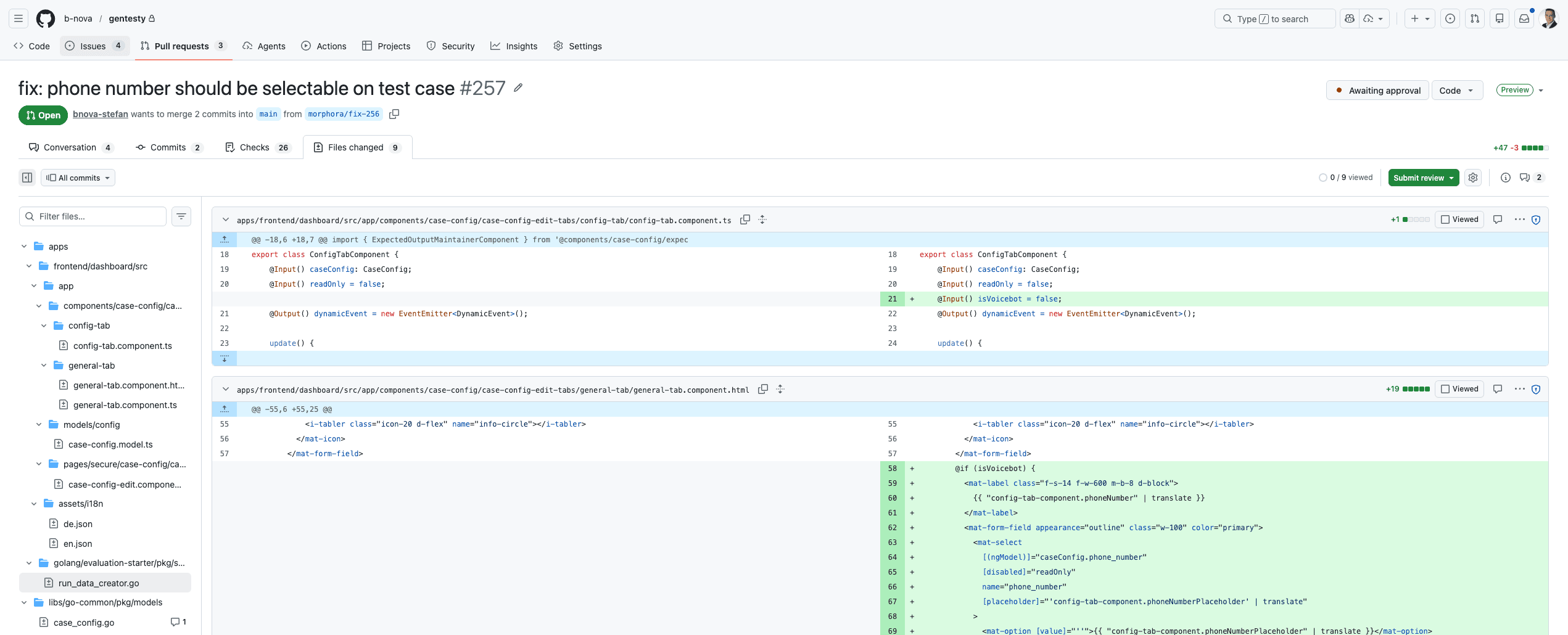 Morphora-generated pull request with 9 files changed